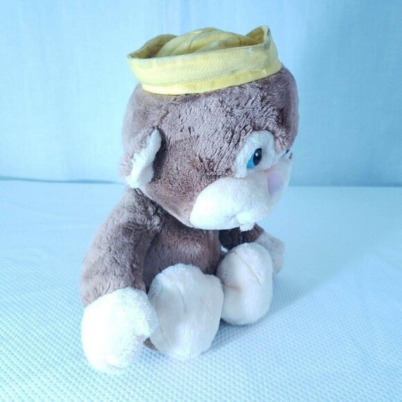 Hasbro Softies 1986 Vintage Googlies Monkey 10" Plush Stuffed Animal Toy - Picture 4 of 8
